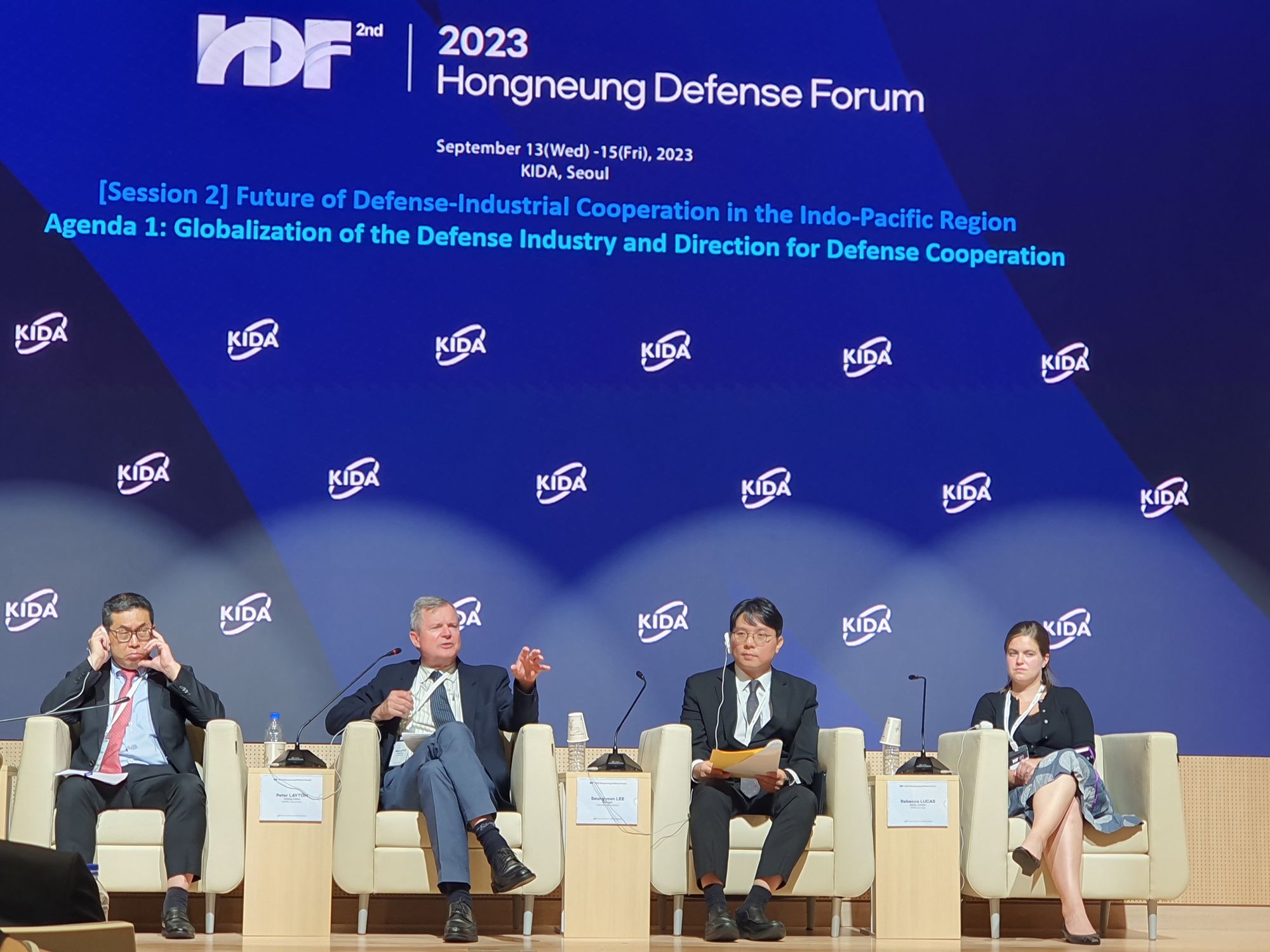 HDF 2023 Peter Layton 1 - Defense industry calls for international cooperation as arms shortages worsen