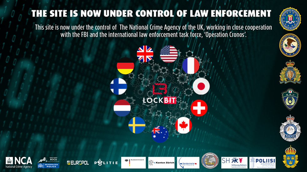 NCA - International task force takes down world’s biggest ransomware group LockBit